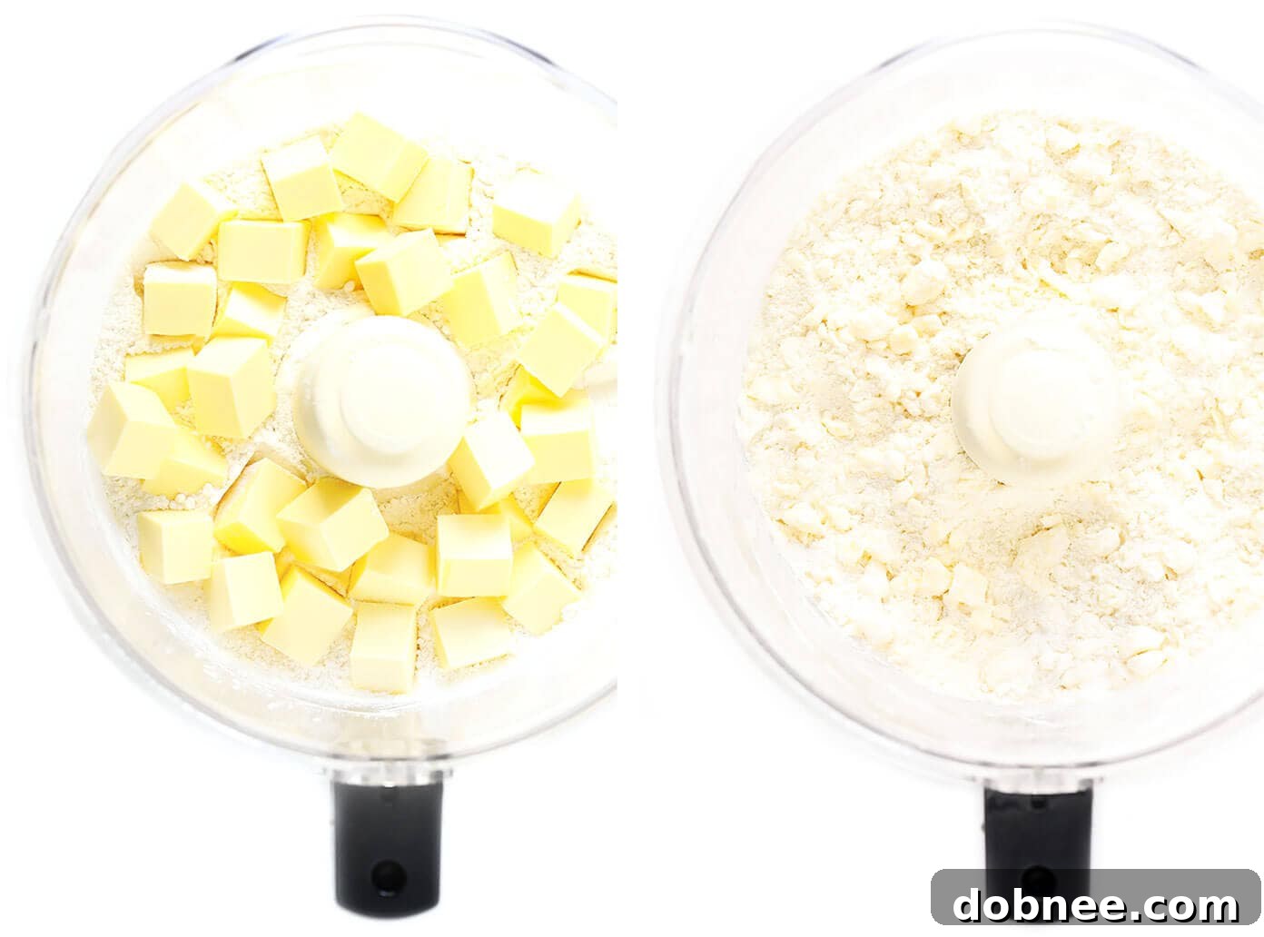 How To Make Pie Crust With A Food Processor Preparing Pie Crust Dough with a Food Processor