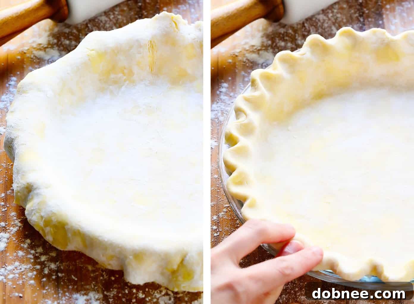 Chilled Pie Crust Dough Disk