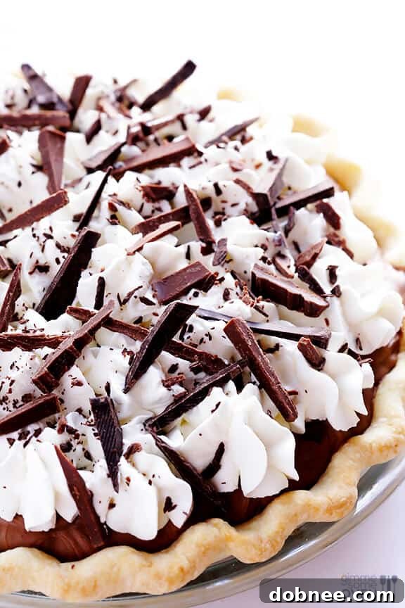 Rich and Creamy French Silk Pie