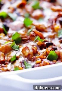 Chicken Enchilada Pasta Bake Recipe Card