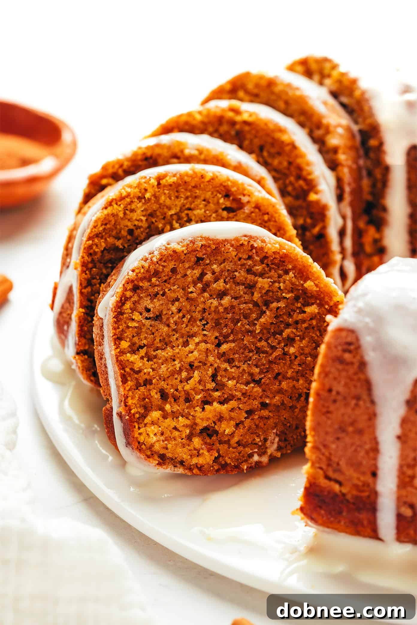 Delightful Pumpkin Bundt Cake with Cream Cheese Frosting, perfect for fall