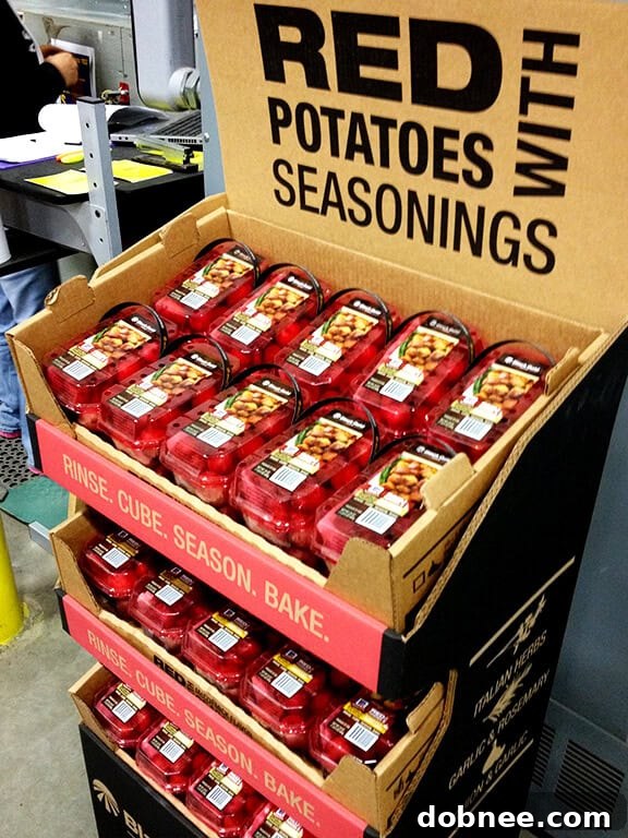 Large bulk bags of potatoes ready for shipment