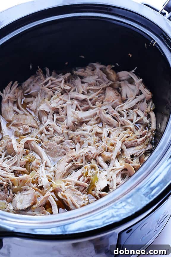 Slow Cooker Apple Cider Pulled Pork - close up
