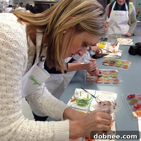 From Paint to Pour: Filling Chocolate Molds at Harry & David Headquarters