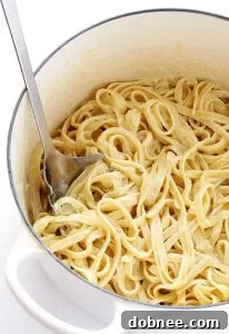 Skinny Fettuccine Alfredo