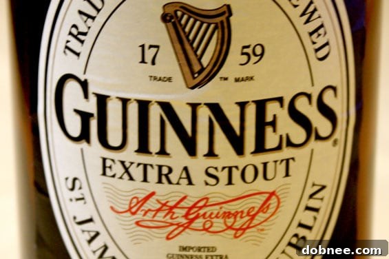Close-up of a frosted Chocolate Guinness Cupcake