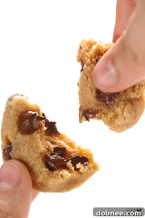 Freshly Baked 4-Ingredient Peanut Butter Chocolate Chip Cookies