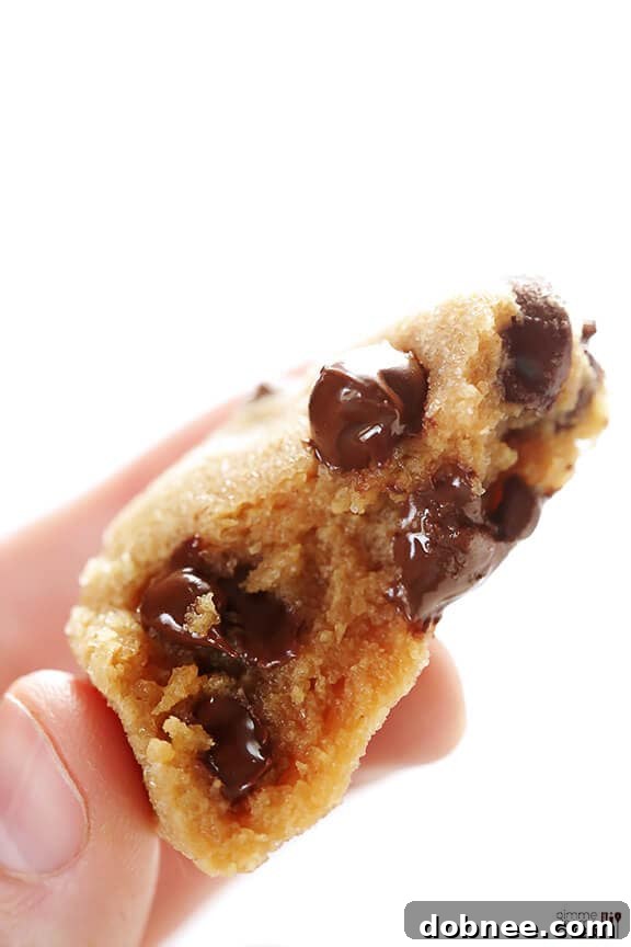 Delicious 4-Ingredient Peanut Butter Chocolate Chip Cookies