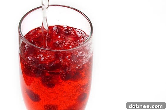 Pomegranate Champagne Cocktail