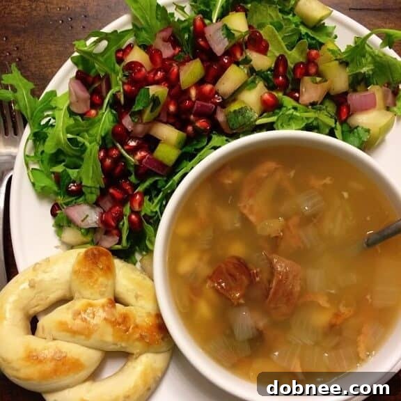 Pear Pomegranate Salsa served on a plate