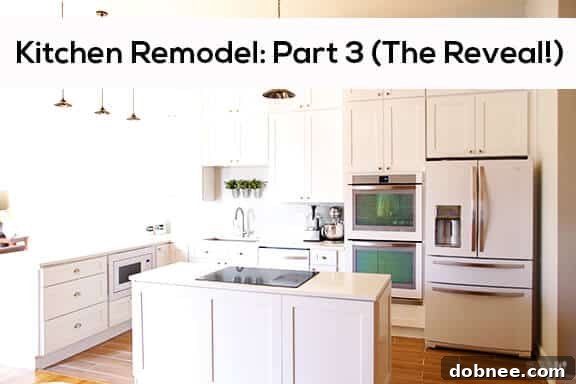 Kitchen Remodel Reveal - Bright White Modern Design