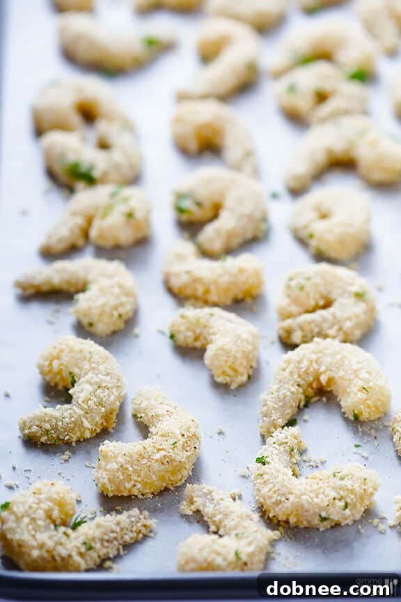 Skinny Popcorn Shrimp Recipe | gimmesomeoven.com #appetizer