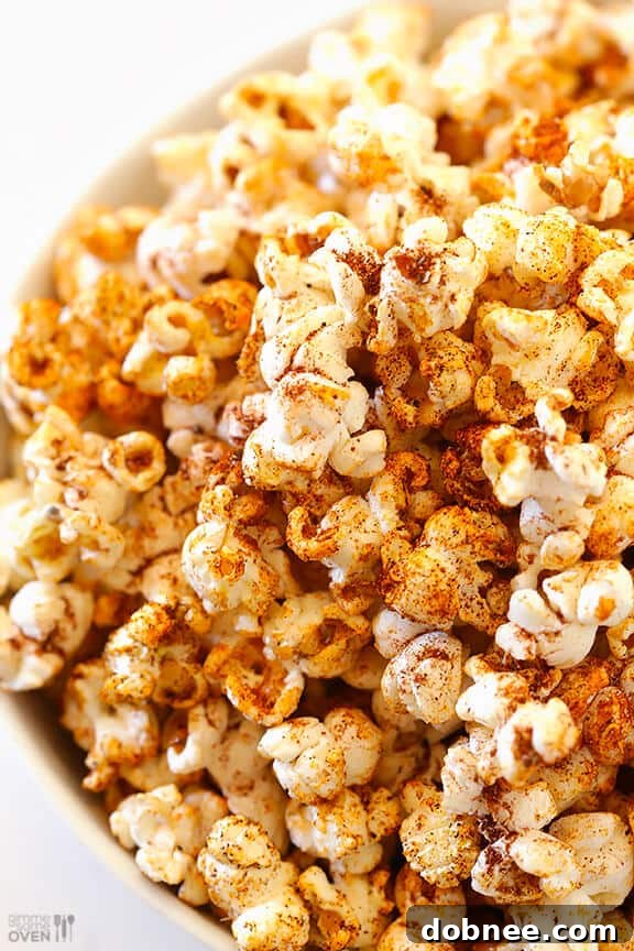 Homemade Taco Seasoning ingredients for fresh popcorn