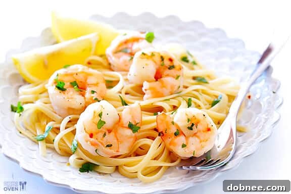 Quick and Healthy Skinny Shrimp Scampi Recipe
