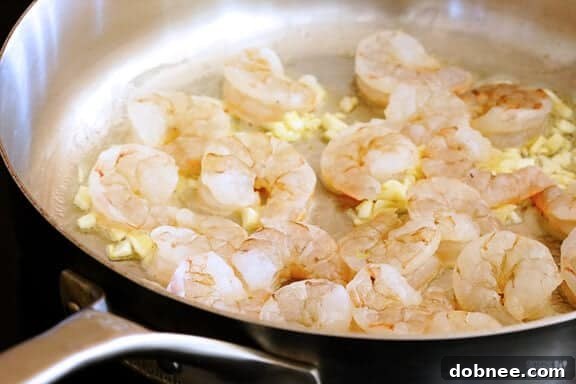 Seasoning Shrimp with Red Pepper Flakes