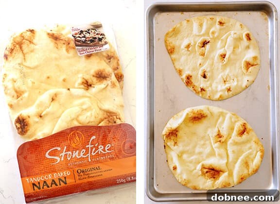 Arranging chopped vegetables in a rainbow pattern for flatbread pizza