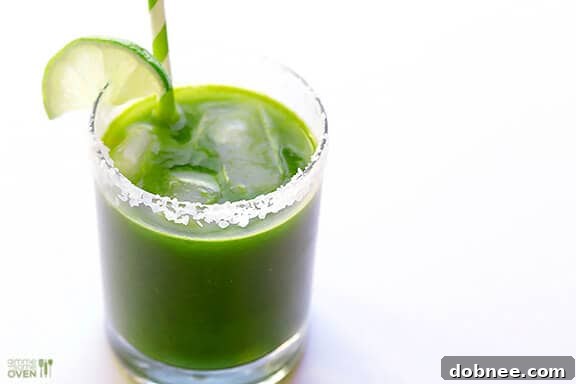 Vibrant 5-Minute Green Margaritas Recipe with Fresh Green Juice and Tequila