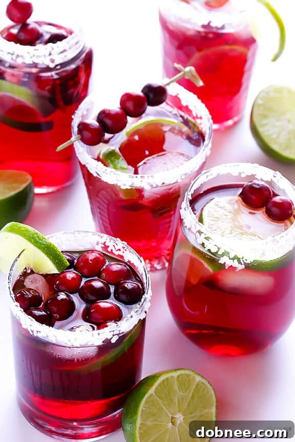 Cranberry Margaritas Recipe - A Festive and Tart Cocktail