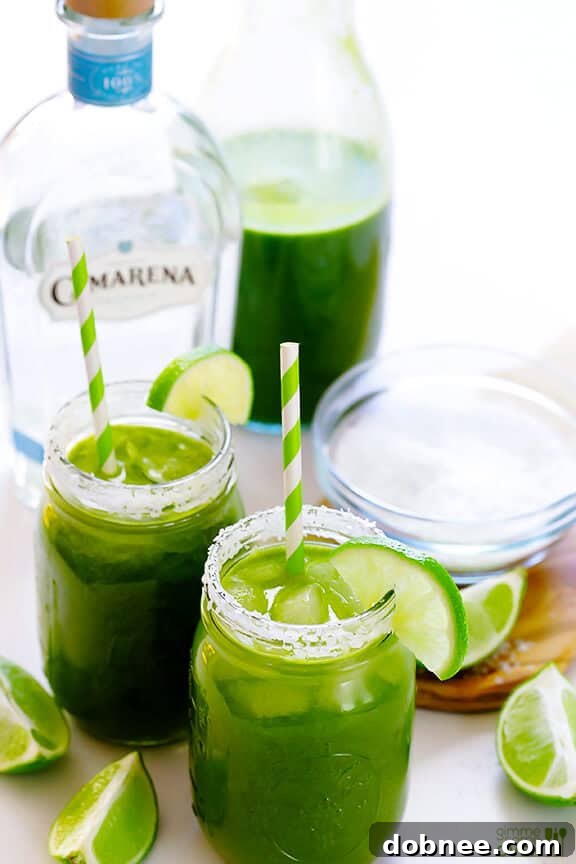Variety of Fresh Green Juices, Store-Bought and Homemade Options