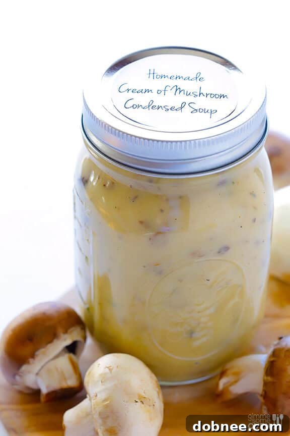 Delicious Homemade Cream of Mushroom Soup