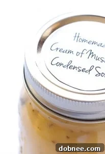 Homemade Condensed Cream of Mushroom Soup