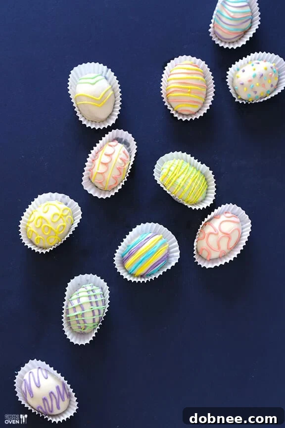 Final Delicious Golden Oreo Easter Egg Truffles