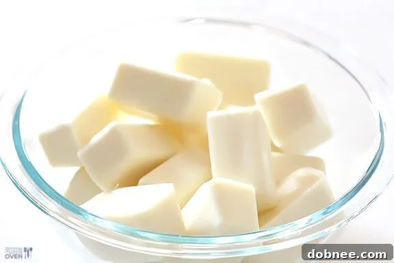 Melting White Almond Bark for Truffle Coating