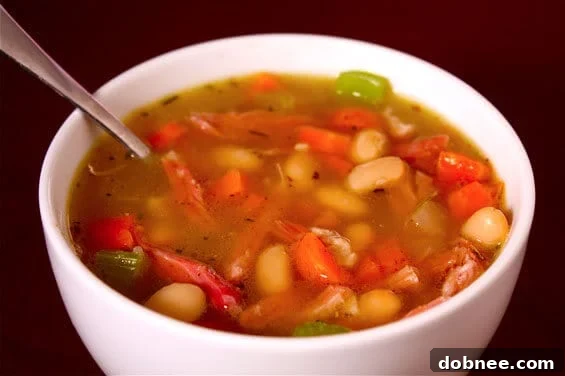 Hearty White Bean & Ham Soup - Perfect for Chilly Days