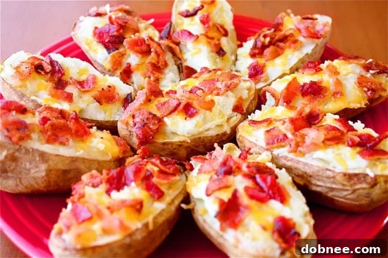 Delicious Blue Cheese Twice-Baked Potatoes, creamy and savory side dish perfect for any occasion.