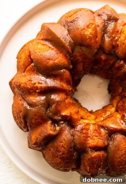 Monkey Bread in a bundt pan