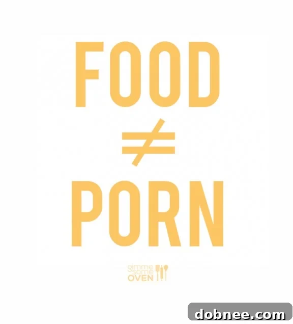 Why thoughtful language matters when describing delicious food in photography and blogging.