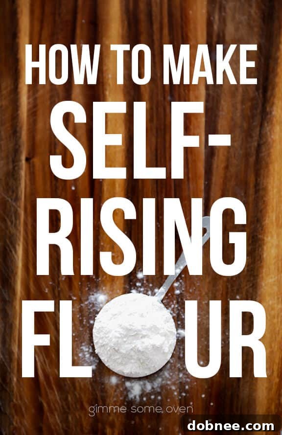 Homemade Self-Rising Flour Ready to Use