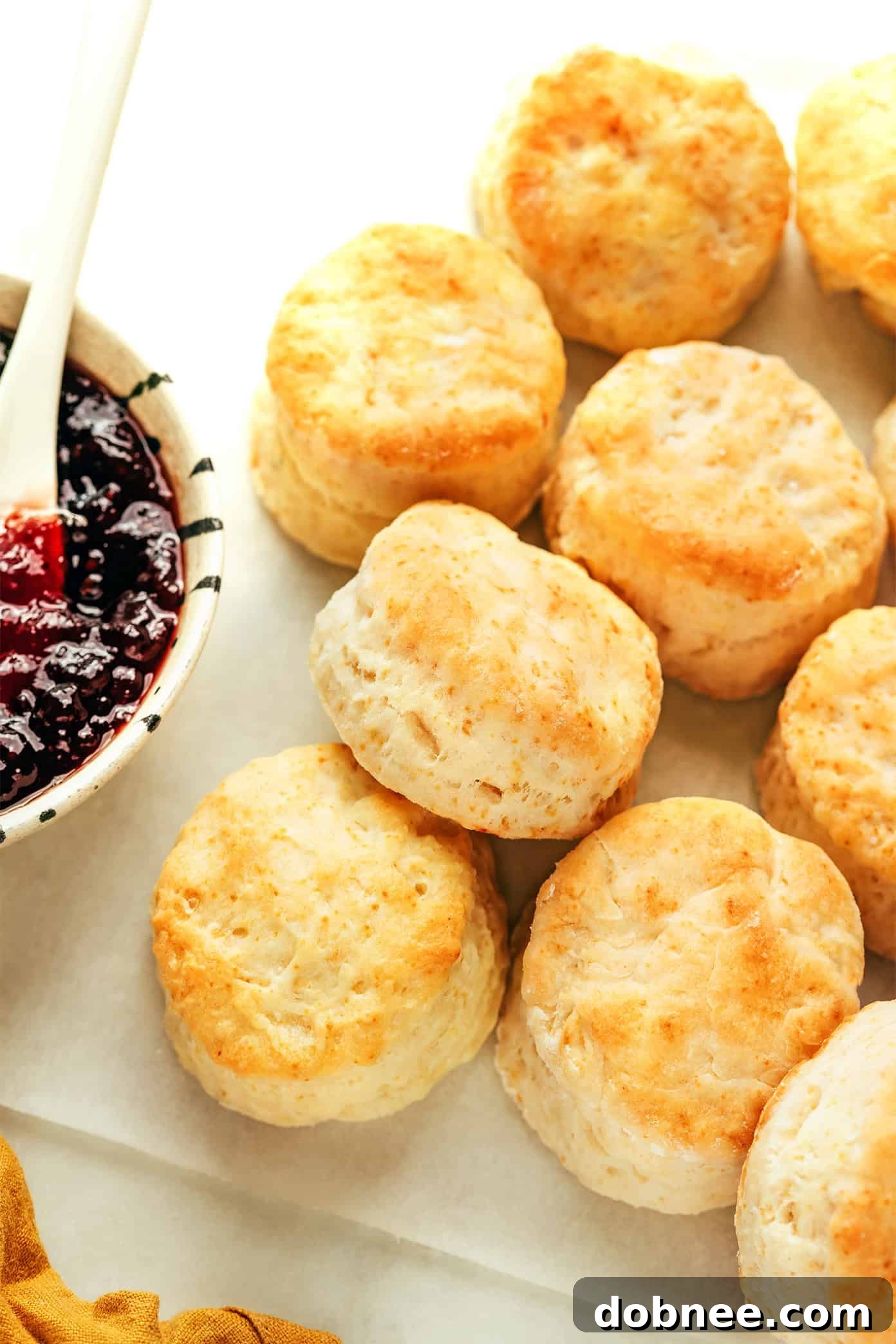 Coconut oil biscuit dough being cut into rounds