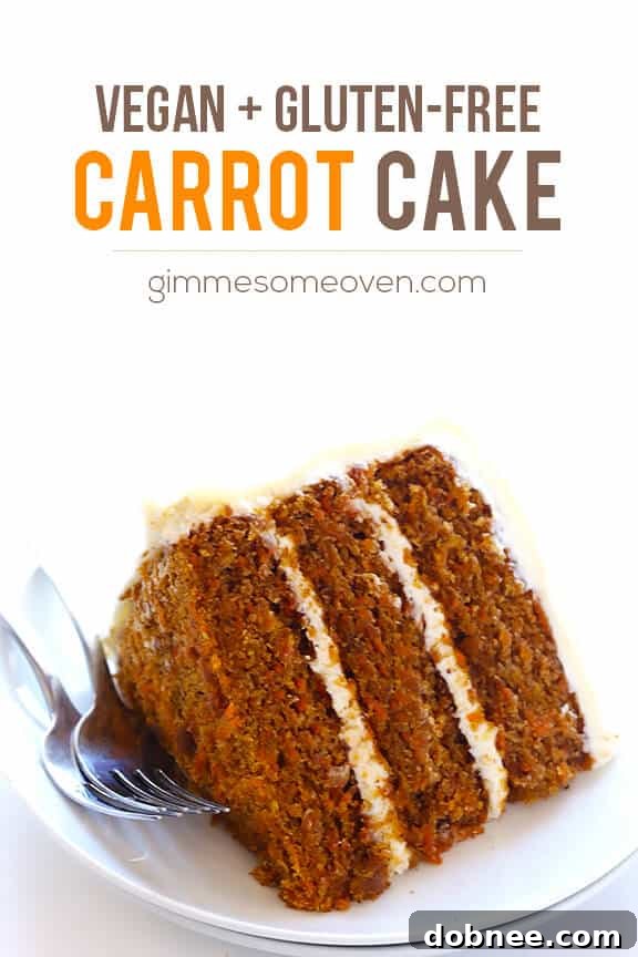 The complete Vegan Gluten-Free Carrot Cake, showcasing its vibrant flavors and inviting texture, ready for a gathering.