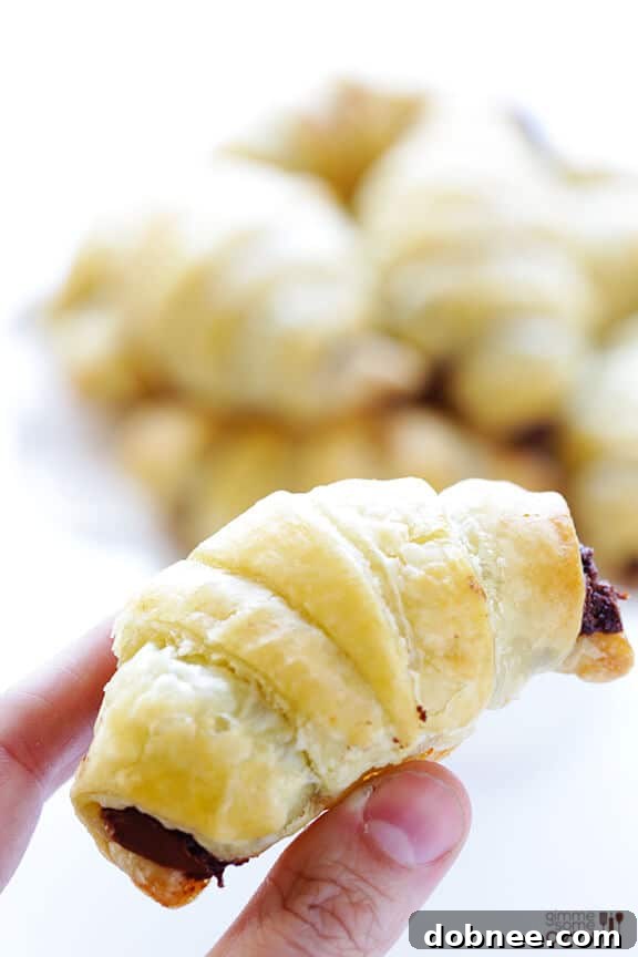 Deliciously Simple 3-Ingredient Nutella Croissants