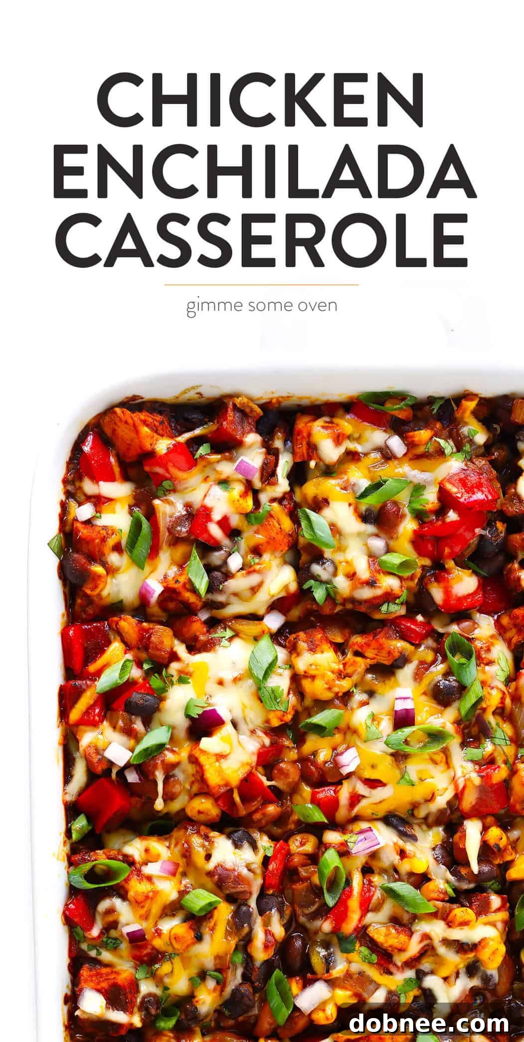 Easy Chicken Enchilada Casserole
