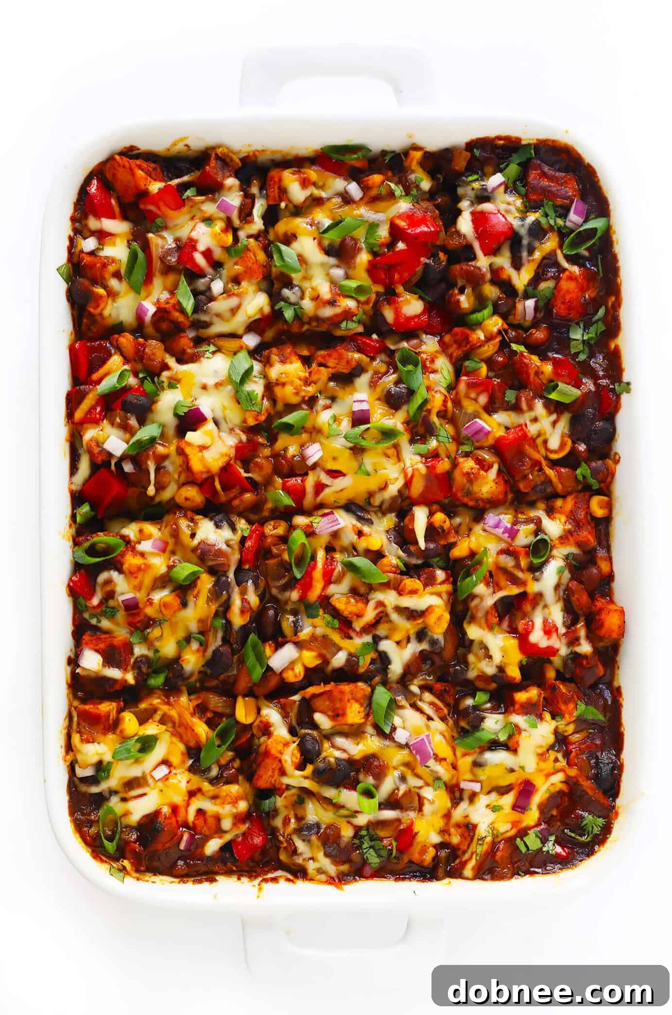 Stacked Chicken Enchiladas