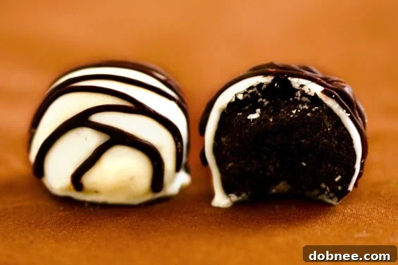 Easy and decadent Oreo Truffles (Snowballs), a no-bake dessert.