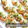 Shrimp Scampi Skewers