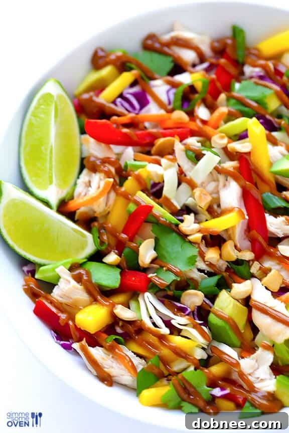 Delicious and Healthy Thai Chicken Salad