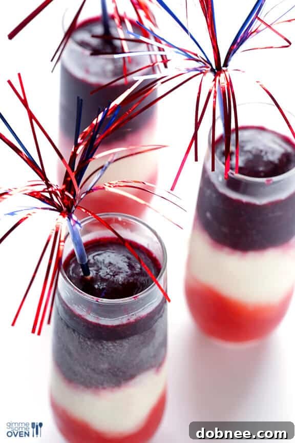 Red White and Blue(berry) Margaritas -- easy to make, and perfect for Memorial Day or the 4th of July! | gimmesomeoven.com #drink #recipe