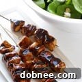 Easy Balsamic Chicken Skewers