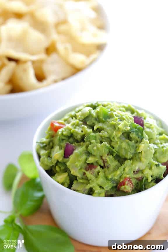Enjoying a spoonful of Italian Guacamole