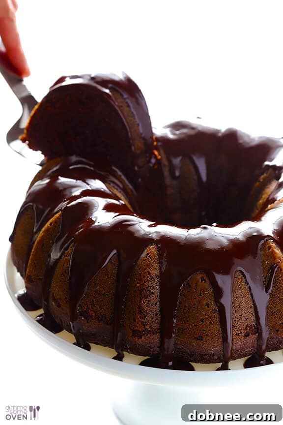 A slice of Greek Yogurt Chocolate Cake ready to be enjoyed