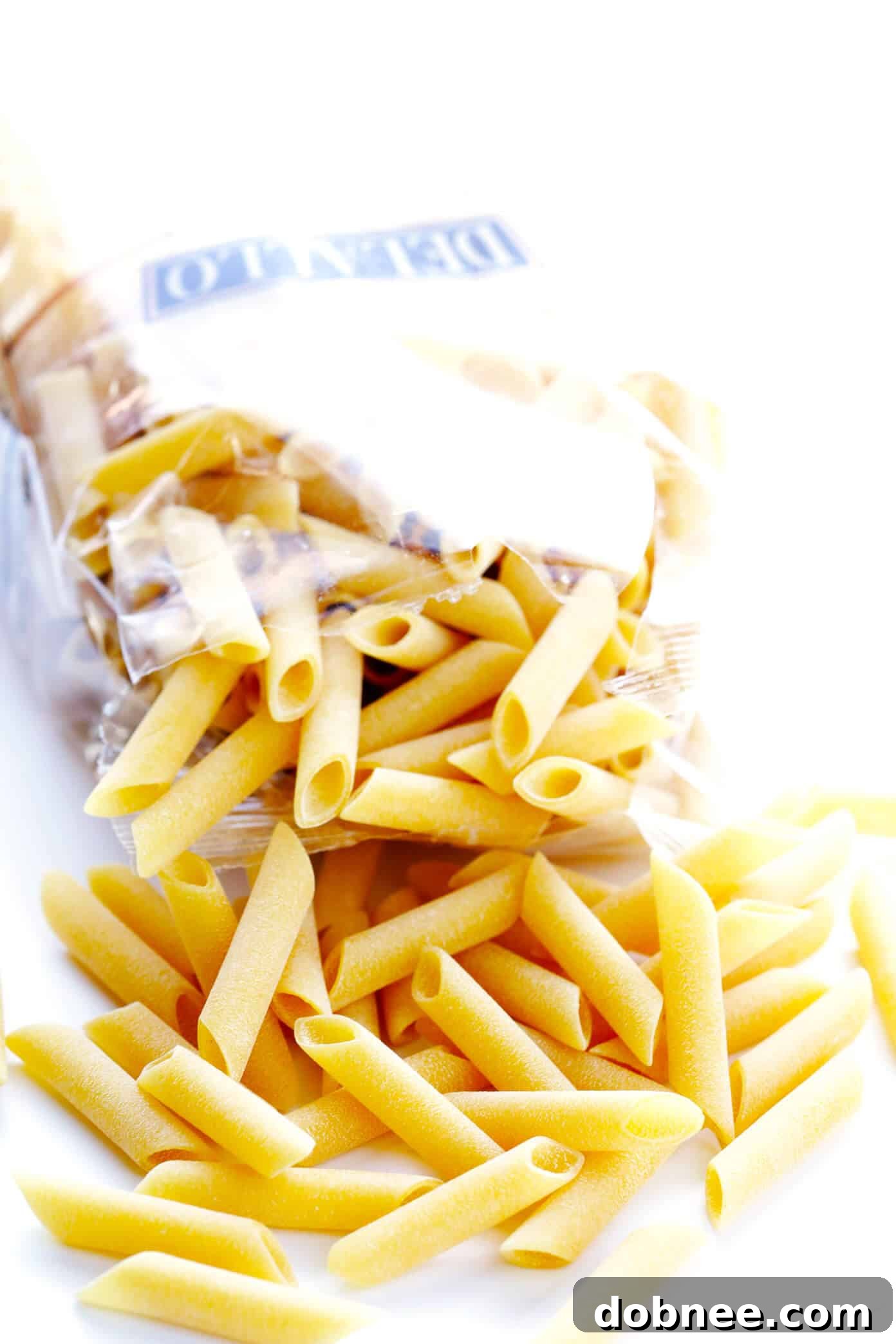 DeLallo Penne Pasta used in Chicken Alfredo Baked Ziti