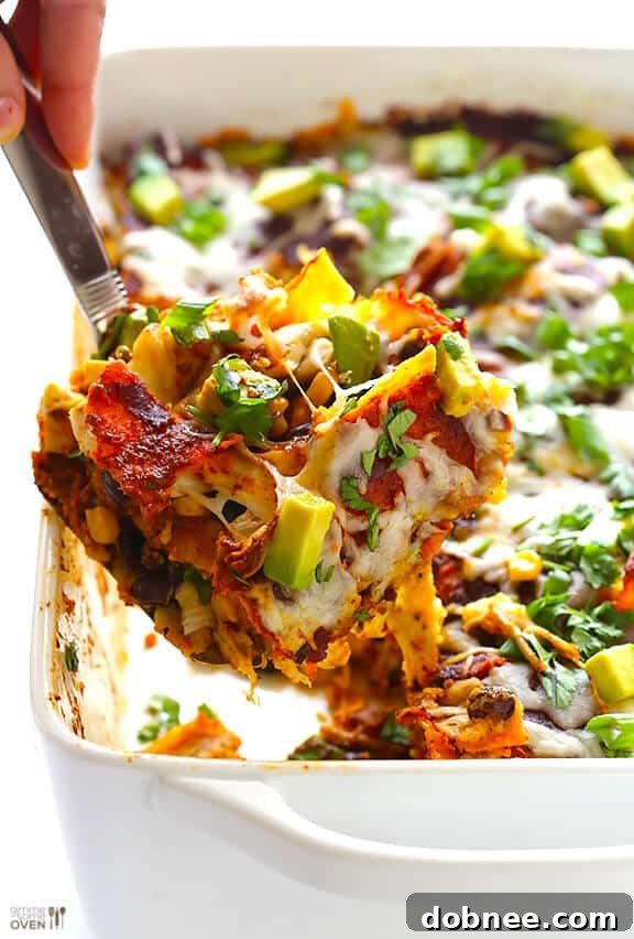 Hearty Gluten-Free Chicken Enchilada Casserole Recipe