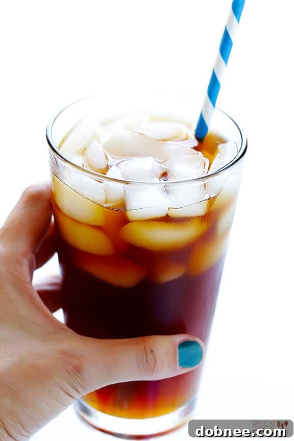 Coconut Water Iced Coffee -- delicious cold brew coffee is naturally sweetened with the delicious taste and hydrating benefits of coconut water