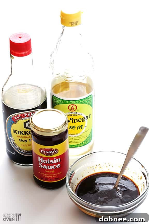 Preparing Hoisin Sauce for Shrimp