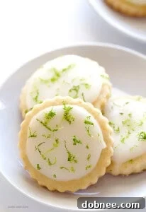 Thumbnail image of Coconut Lime Shortbread Cookies, a perfect citrus and coconut treat.