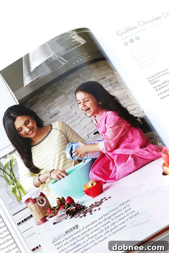 Guiltless Chocolate Chip Pancakes: Enjoy a healthier take on chocolate chip pancakes, perfect for a satisfying and light breakfast.